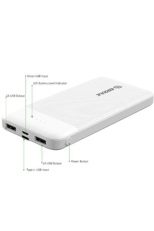 Esoulk 10000mah Power Bank EP06WH